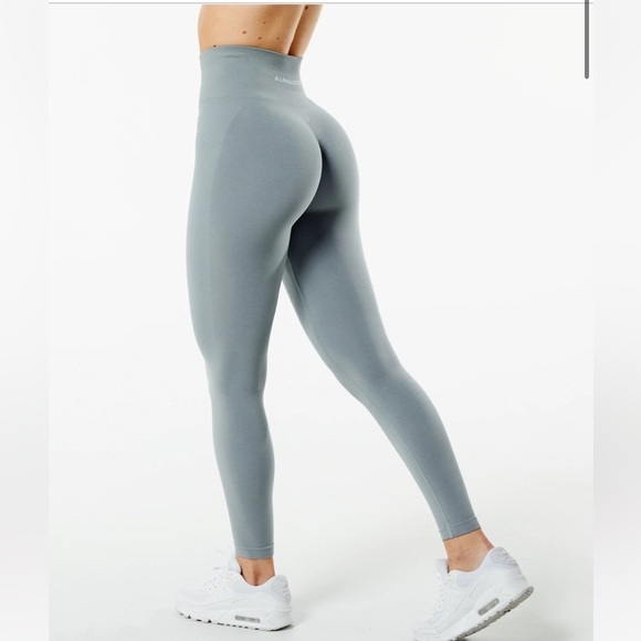 NWT Alphaalete Amplify Leggings | Smoke Grey | Size Small - Picture 1 of 8
